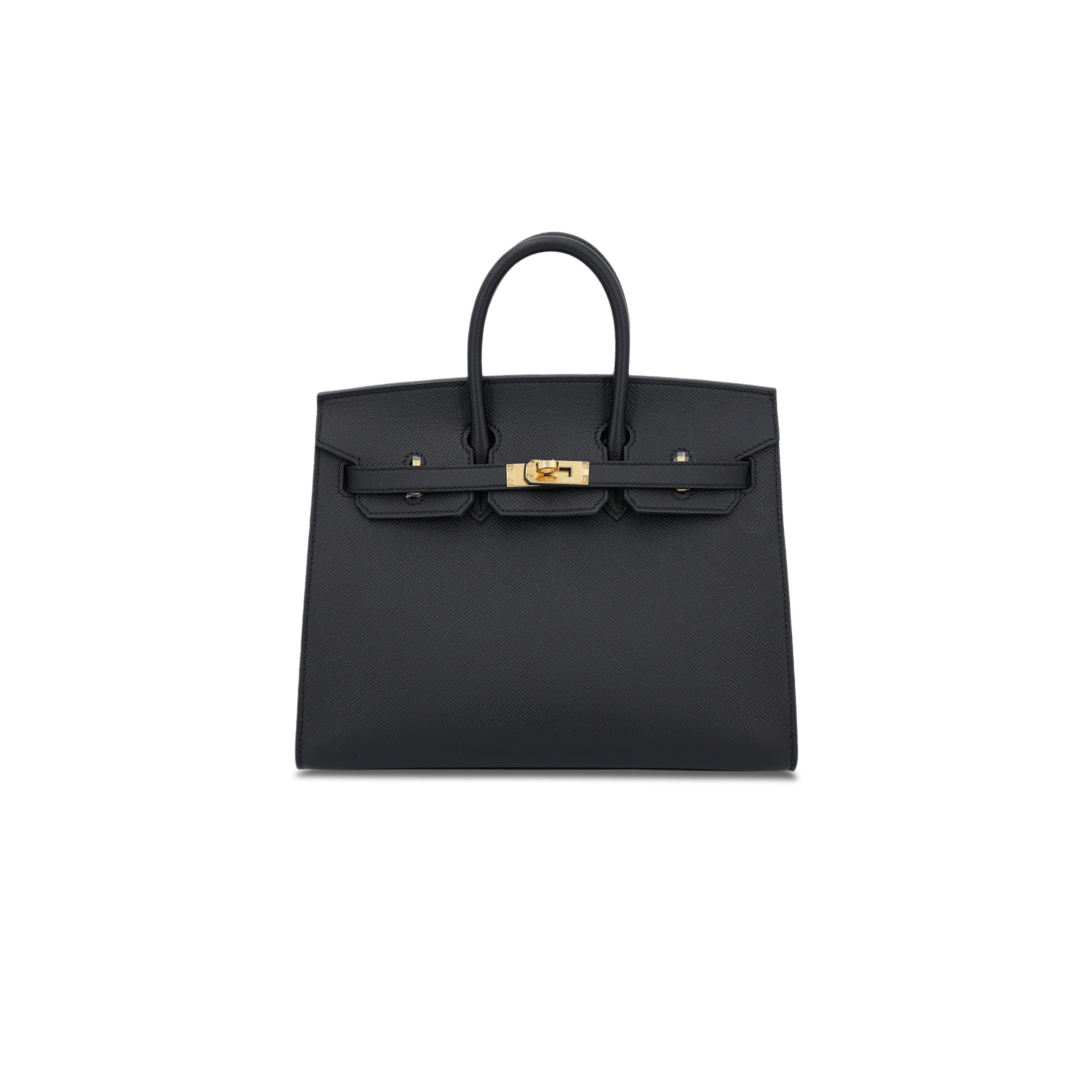 HERMES BIRKIN 40 89 NOIR BLACK EPSOM LEATHER GOLD BUCKLE BAG 454077 (40*30*21cm)